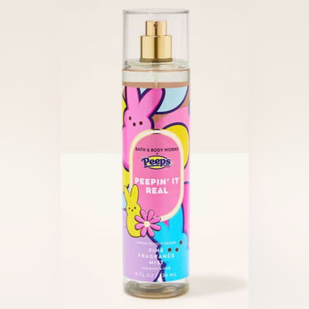 🆕Bath & Body Works Peeps Peepin' It Real Body Mist - NWT